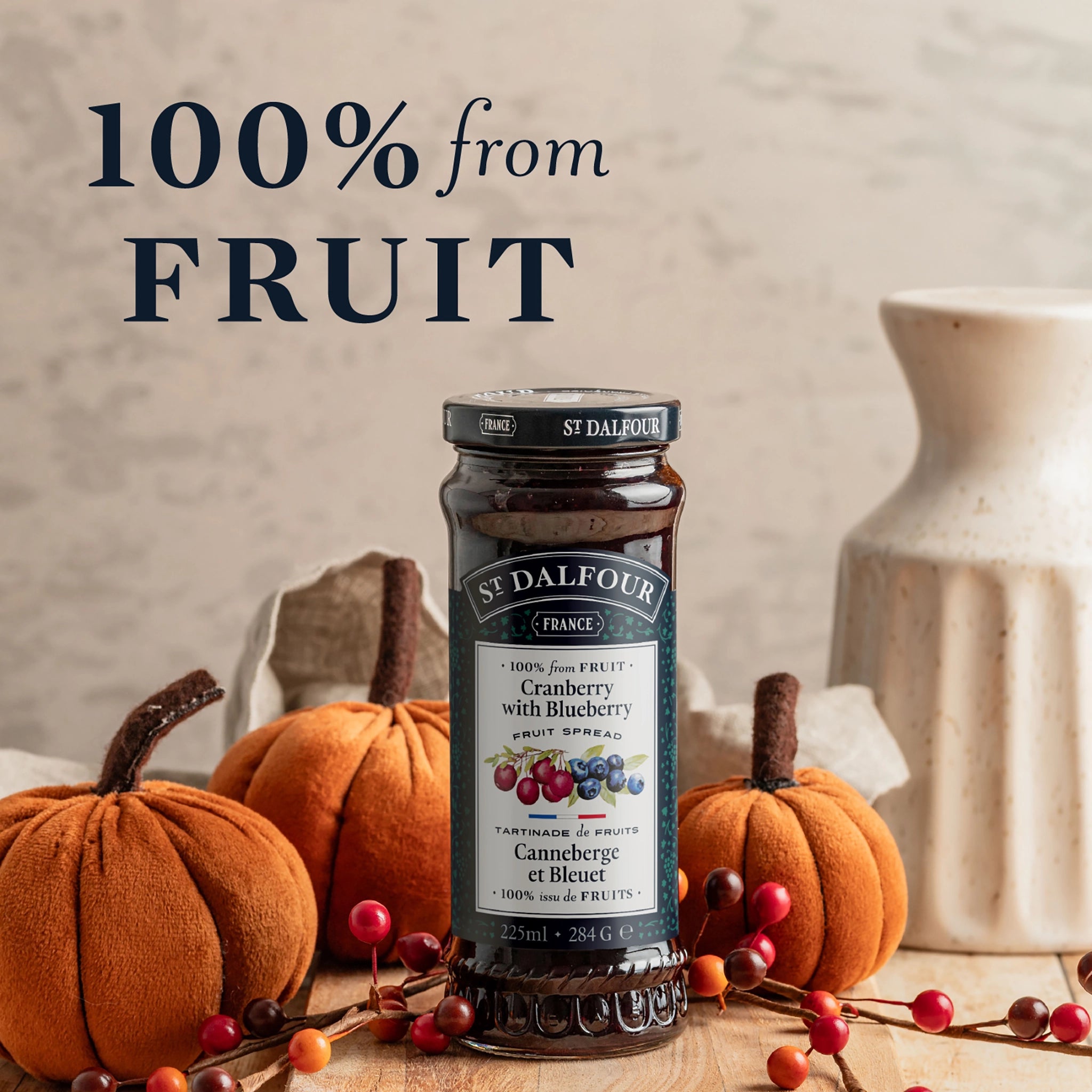 Cranberry with Blueberry Fruit Spread | St. Dalfour