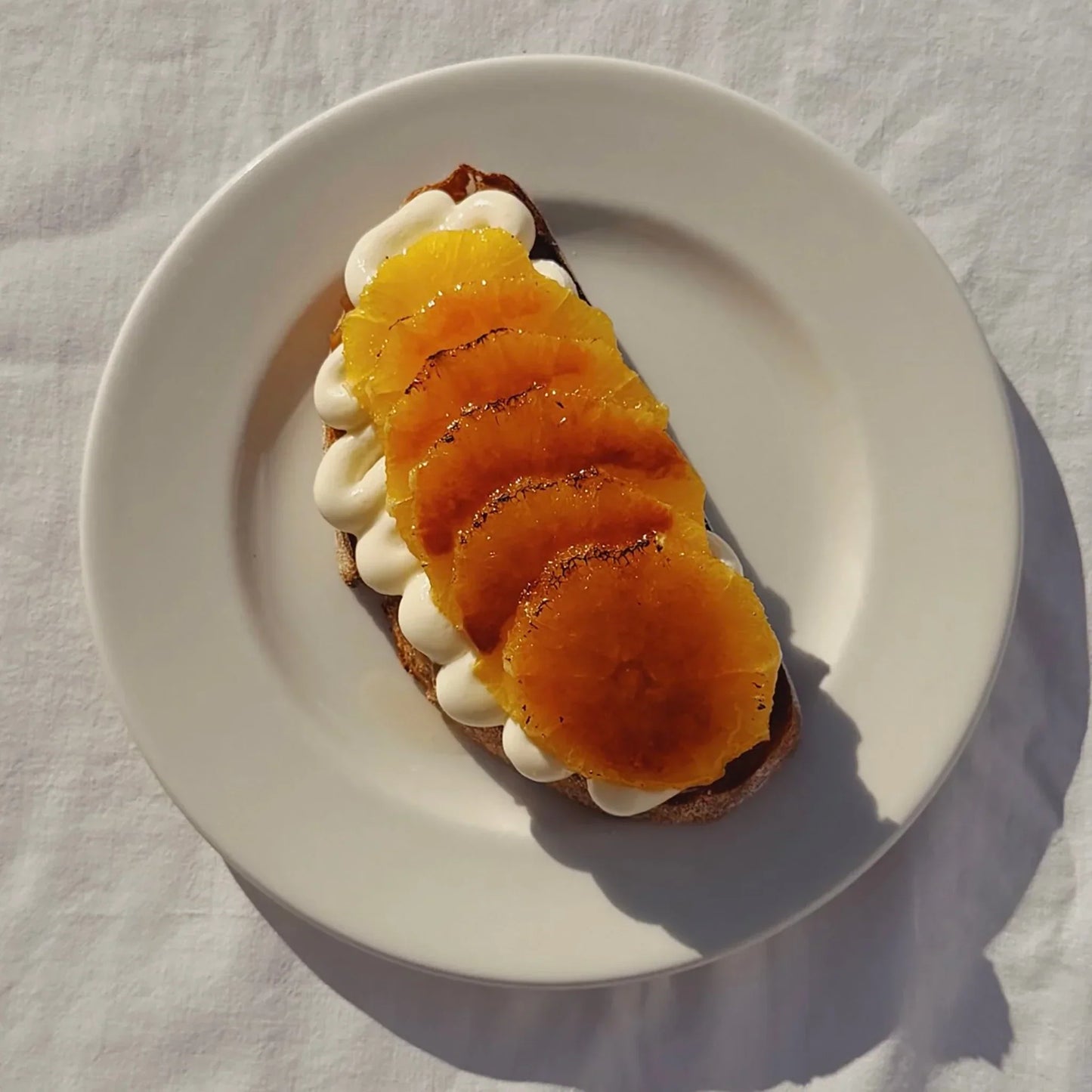 Citrus Brûlée Breakfast Toast