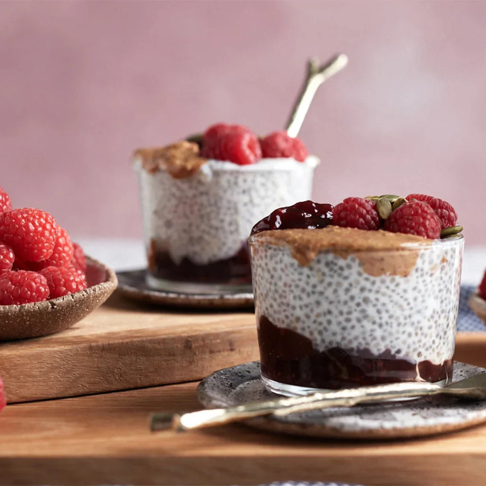Raspberry & Chia Seed Parfait